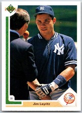 ⚾ 1991 Upper Deck #243 Jim Leyritz New York Yankees