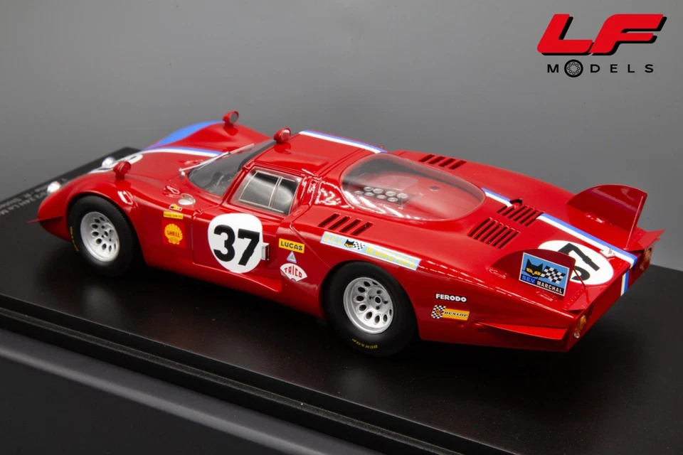 1:18 Alfa Romeo 33/2 24H Le Mans 1968 - Spark - Immagine 3 di 4