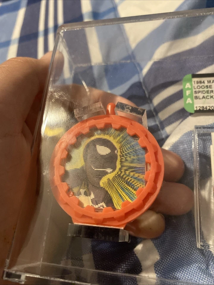 1984 Mattel Secret Wars Black Suit Spider-Man Marvel Comics Action Figure -NICE! - Image 4 of 4