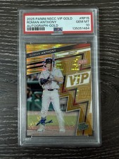 2025 Panini NSCC VIP Gold Roman Anthony Auto Gold 6 /10 PSA 10 Rated Prospect