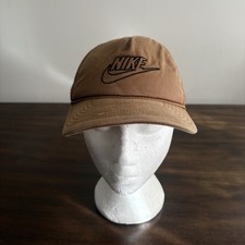 Nike Adult Brown Trucker Hat SnapBack EUC Streetwear Fall Gorpcore 107 Q6