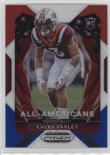 2021 Panini Prizm Draft Picks All-American Red White & Blue Caleb Farley 0ny1