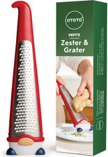 Grater - Stainless Steel, BPA Free, Dishwasher Safe,Fun Kitchen Gadget,Vegetable