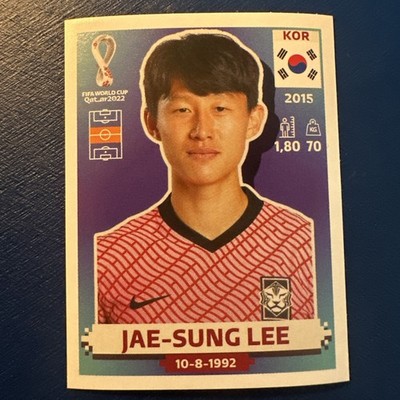 2022 Panini FIFA World Cup: Qatar Stickers #KOR13 Jae-sung Lee Korea Republic