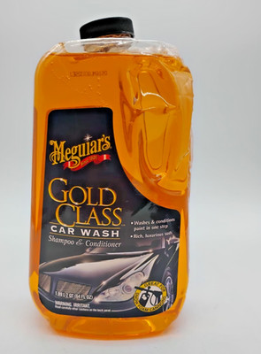 Meguiar s Gold Class Car Wash Shampoo & Conditioner 64 Oz Premium Foaming Soap