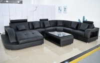 Sofa Couch Polster Neu Wohnlandschaft Design Ecksofa Leder Couchen Sofas U Form