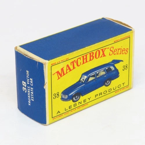 Matchbox - 38 Vauxhall Victor Estate Car - Original Empty Box Only - Lesney