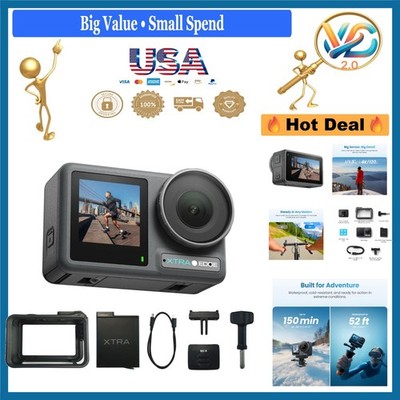 Waterproof 4K Action Camera with 1/1.3'' Sensor Hyper Stabilization