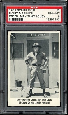 1965 Gomer Pyle #3 Every Marine's Creed: May That Lousy... PSA 8