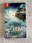 THE LEGEND OF ZELDA TEARS OF THE KINGDOM SWITCH GAME AND CASE HANDHELD NINTENDO