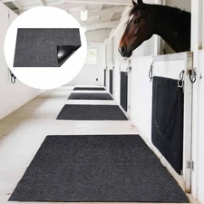 Stall Mat Back Non Slip Sturdy Keep Floor Dry and Clean for Horses Livestock