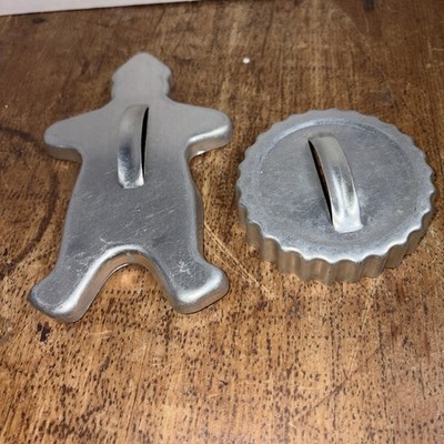 Vintage 1950s Gingerbread Man Cookie Cutter And Biscuit/Cookie Cutter