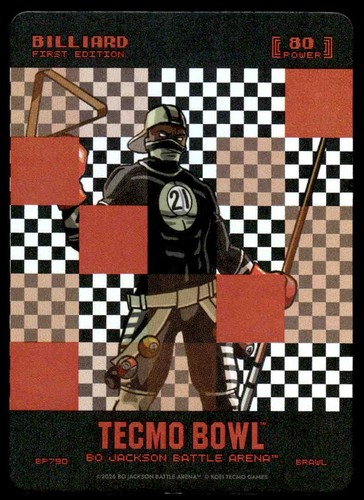 Bo Jackson Battle Arena Tecmo Bowl Billiard Big Pixel Brawl Dalton Hilliard 80