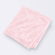 Hearts Plush Embossed Baby Blanket: Floral, Art And Design, 1-Pack