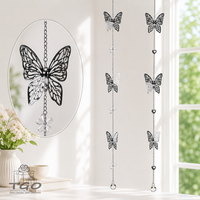 Formano Fensterdeko FrüHling HäNgend Schmetterling Edelstahl Silber- 2Er- 559494