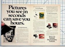 1973 Polaroid Instant Photographic Systems Vintage Magazine Ad Ephemera