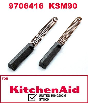 2x Kohlebürsten für KitchenAid Motor Standmixer 9706416 KSM90 Artisan