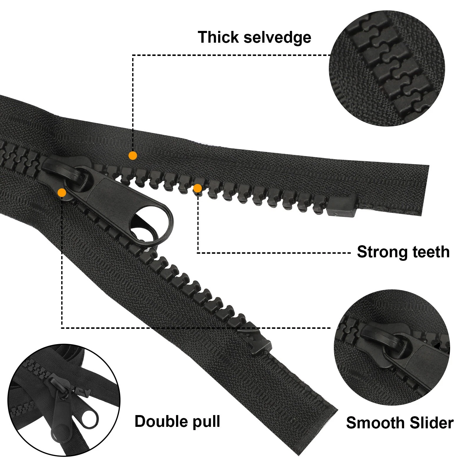 85PCS Universal Zipper Repair Kit Clothing Tent Bag Broken ZipperFix Replacement - product detail image 4