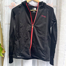 Karrimor X Lite Women?s Black Hooded Full Zip Softshell Running Jacket UK 8