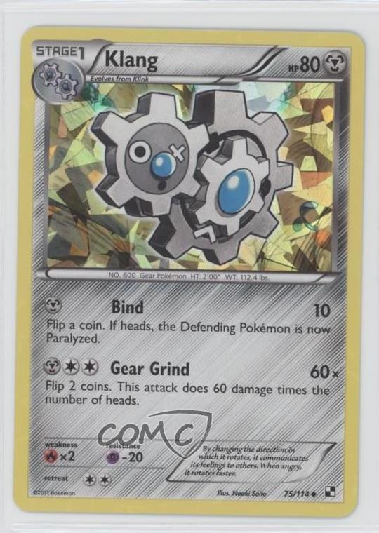 Klang (Cracked Ice Holo Blister Exclusive) Pokemon Black & White Base Set #75