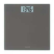 Taylor Digital Scales for Body Weight, Highly 11.8 x Inch, Charcoal Grey