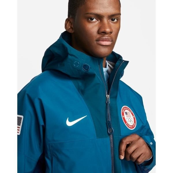 Nike ACG Storm-FIT ADV "Chain of Craters" Jacket Blue Void Men's Windbreaker image 4