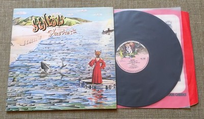 GENESIS FOXTROT LP 1972 UK CHARISMA CAS 1058 A1UB1U B&C HATTER UNSPLIT RED INNER