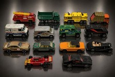Vintage Diecast Car Lot Hot Wheels Matchbox Trucks Cars 14pc