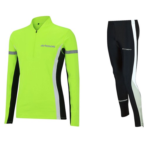 Airtracks Donna Termico Funzionale Laufset - Pile Corsa Langar + Stretto Lungo - Afbeelding 16 van 17
