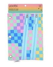 Yoobi Double Zip Binder Pencil Case Multicolo...