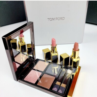 Tom Ford eye quad and minin deluxe lip set new
