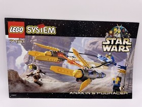 Lego Star Wars Episode I Anakin's Podracer (7131) VINTAGE 1999 Great Minifigures
