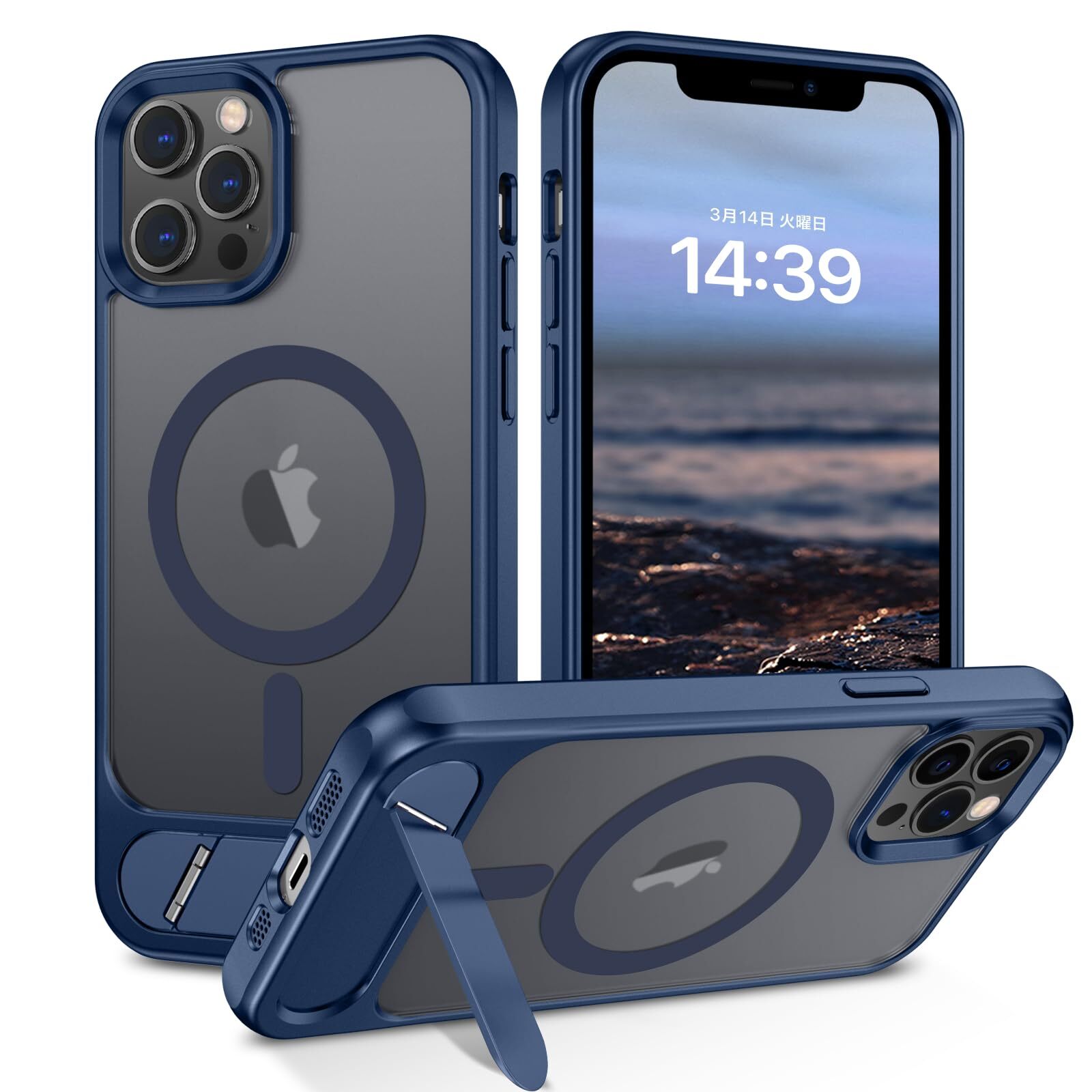 With Stand Strong MagSafe GUAGUA for iphone12Promax Case with Stand MagSafe 92