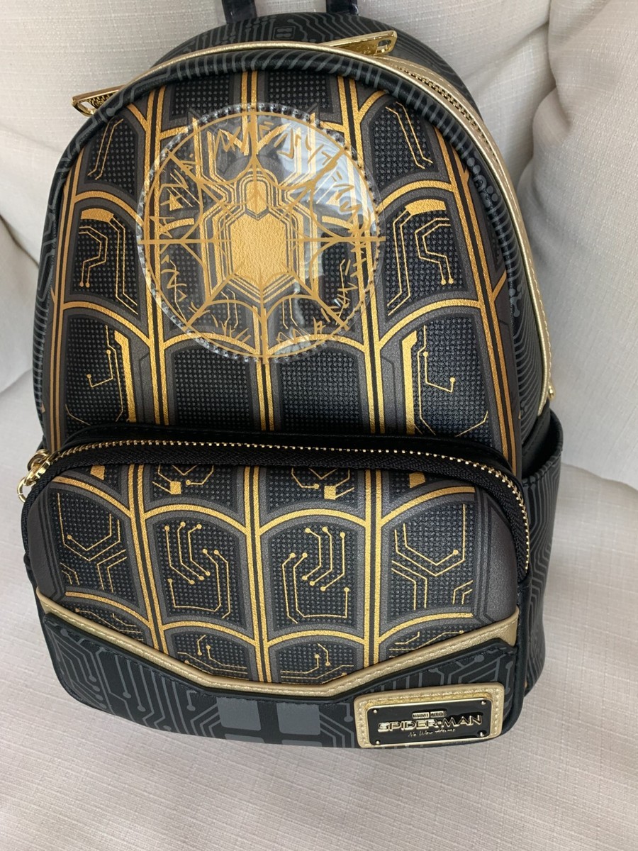Loungefly Marvel Spider-Man No Way Home Cosplay Mini Backpack NWT Marvel Spider-Man: No Way Home Reversible Mini Backpack  main image 2