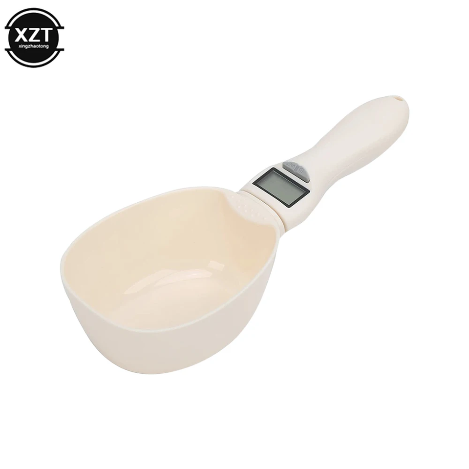 Pet Food Measuring Scoop Electronic Dog Cat Food Measuring Cup Digital