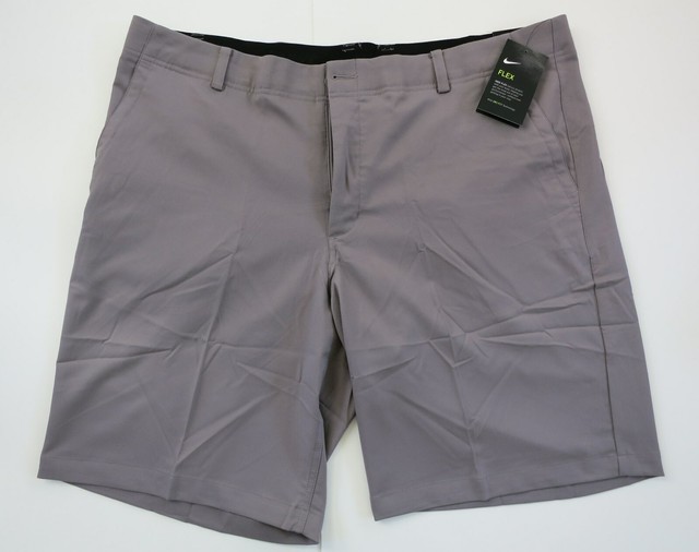 Genuine Nike Men's Dri-FIT Flex Stretch Golf Shorts AA3306-036, Gray Sz 40, New | eBay