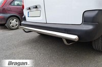 Heck StoßStange Passend FüR Volkswagen Multivan T6 15 - 19 Edelstahl Back Schutz
