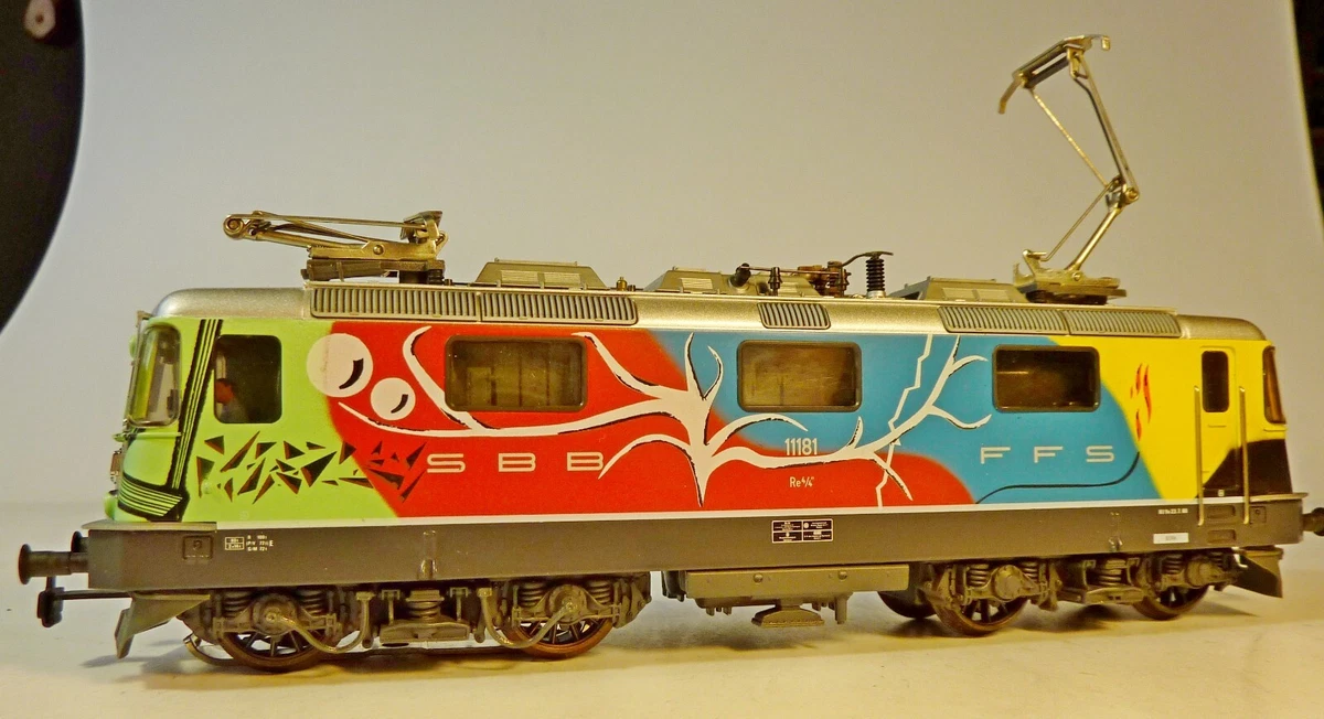 Wagon HAG H0 - Bisarca Auffahwagen BLS - Gris/jaune - Occasion