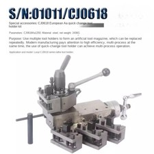 European Quick-Change Tool Holder Kit Quick-Change Tool Holder S/N:01011