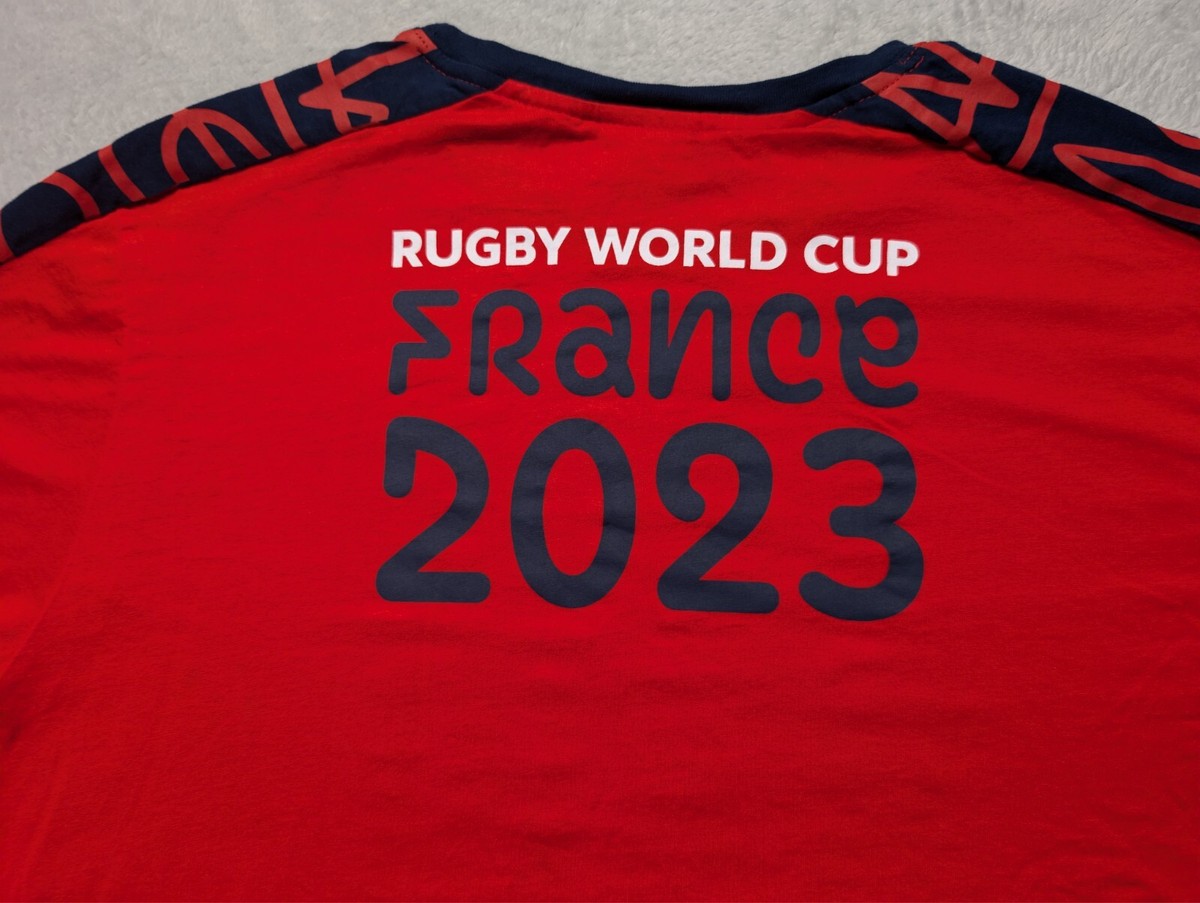 ウェア Rugby World Cup France 2023 Rugby Jersey France Rugby World Cup 2023 Striped