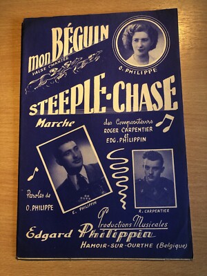 [31077-164P1] Partition - Carpentier Philippin - Mon Béguin Steeple Chase