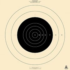 MR-63 NRA Official 300 Yard Slow Fire Target, 35" x 35" with 17-7/8" Black