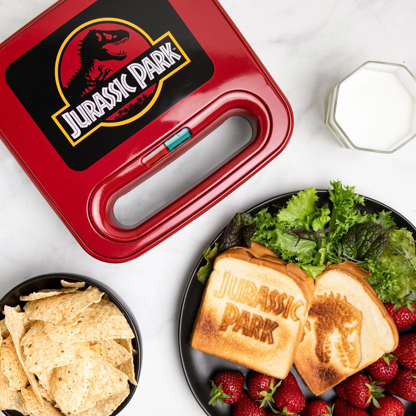 Uncanny Brands Jurassic Park Grilled Cheese Maker
Opens in a new window or tab