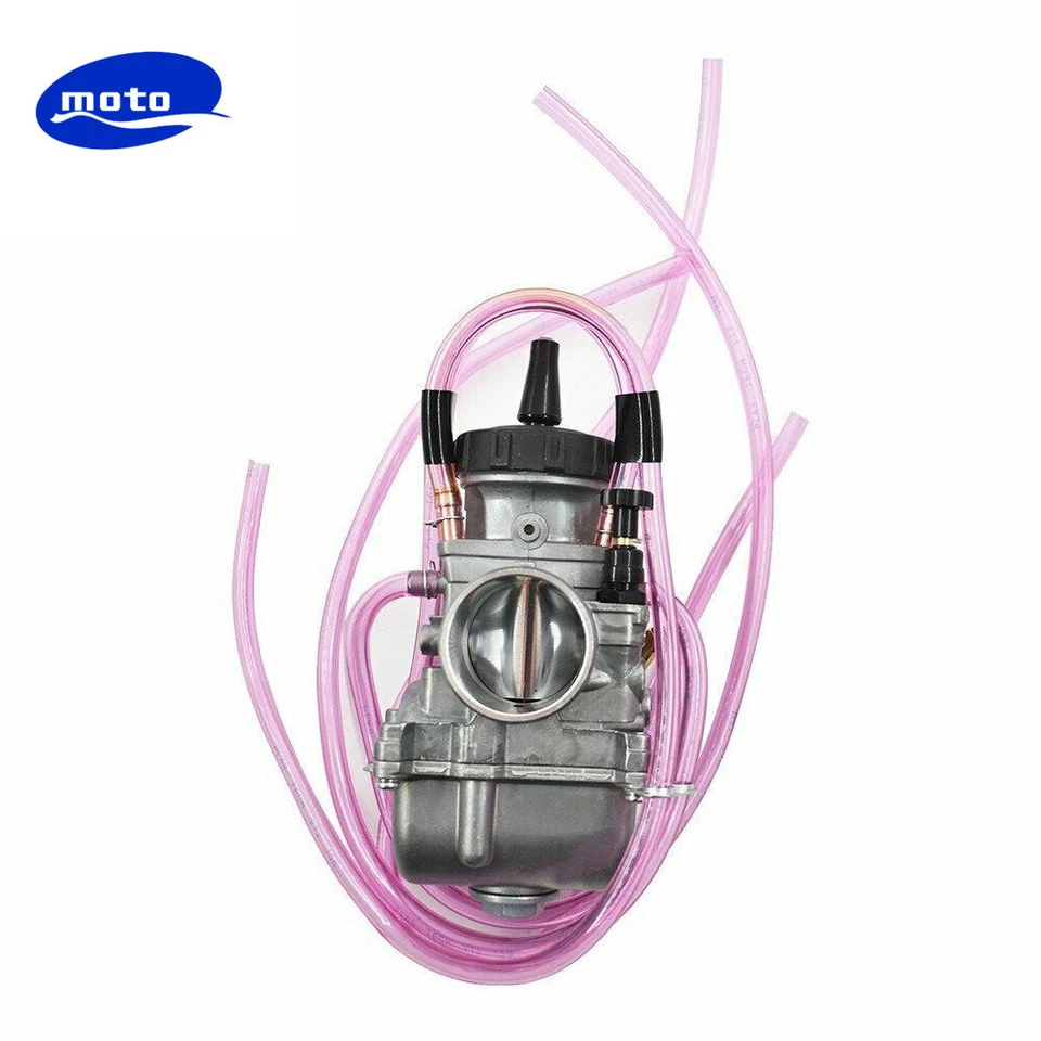 Carburador Fit PWK35MM con cable de acelerador para Kawasaki KDX200 Yamaha YZ250 Foto 2 de 4