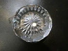 Vintage Waterford Crystal Faceted Cut Round Paperweight, 3”