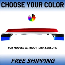 NEW Choose Your Color Front Bumper For 2019-2021 GMC Sierra Without Sensor Holes