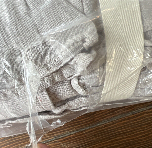 NEU H&M Home Leinen & Baumwolle Bewusste Auswahl Taupe Vorhang Paneele 2er Pack 47x98" - Bild 4 von 6