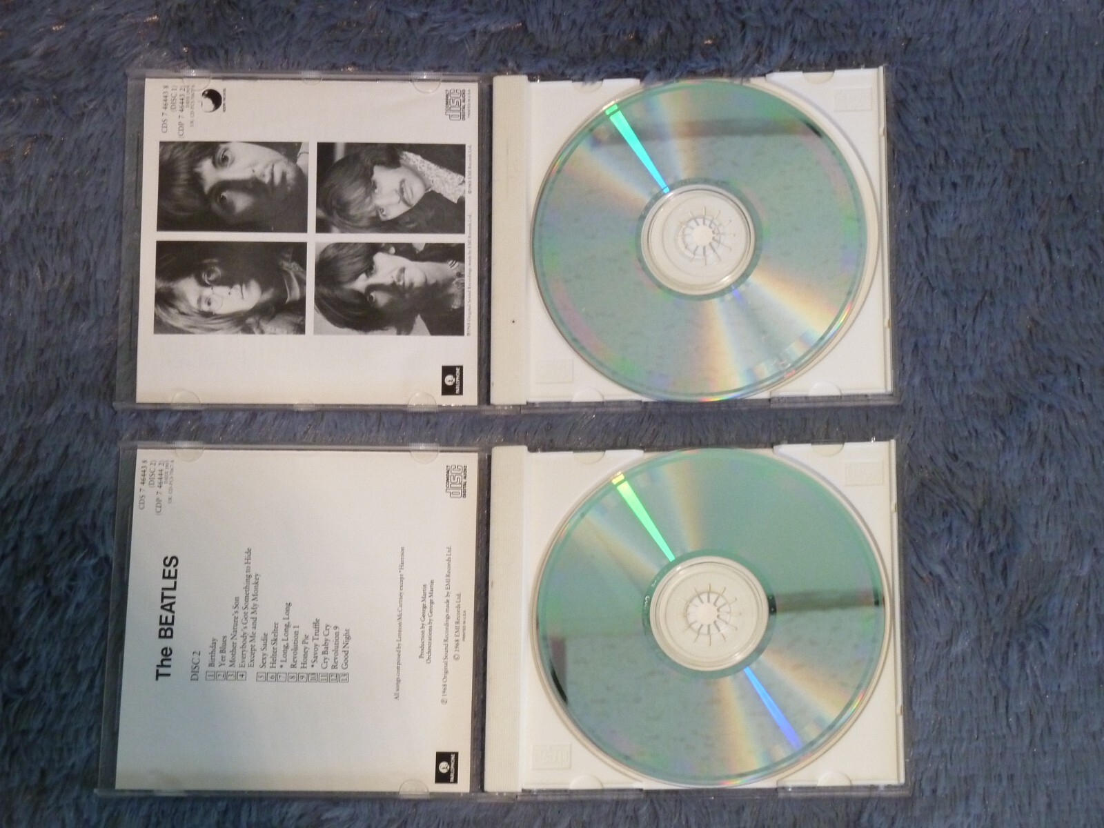 The Beatles 2 CD Set CDP 7 46444 2 The White Album? eBay