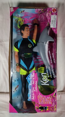 その他 ken Barbie Ocean Friends Ken and His Dolphin Friend Doll Set 1996