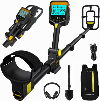 Metal Detector for Adults Professional, Rechargeable Lithium Battery Powered, Ad
